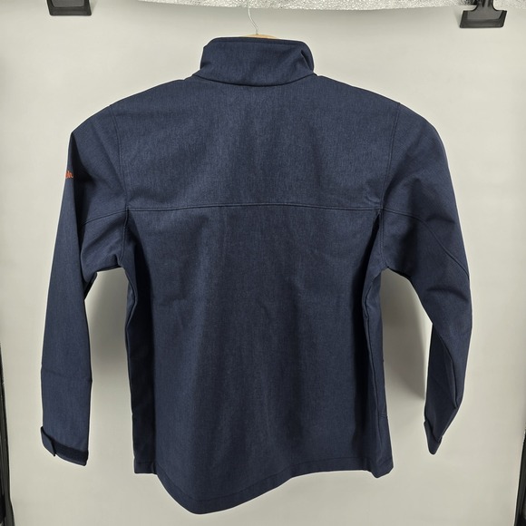 Auburn Tigers Jacket Mens L  Columbia CLG Ascender II‎ Softshell Full Zip Navy - Picture 3 of 10